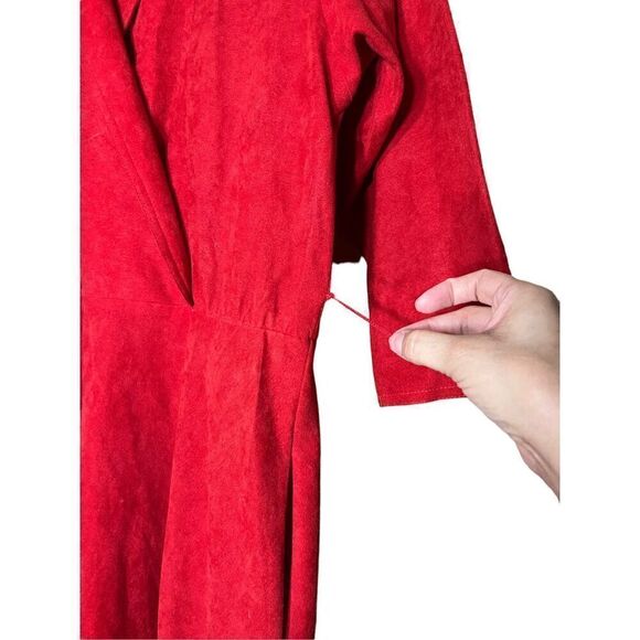 Vintage Sabino 80’s Red Maxi Dress - Picture 7 of 12